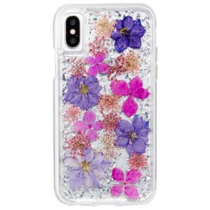 Case-Mate CASE-MATE Karat Petals Case for iPhone XS/X Purple