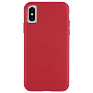 Case-Mate CASE-MATE Barely There Leather For iPhone XS/X - Cardinal