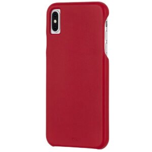 Case-Mate CASE-MATE Barely There Leather For iPhone XS Max - Cardinal