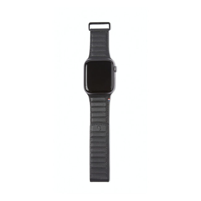 st-dd-dcd-d9aws44ts1bk-01.jpg Decoded DECODED 42-44mm Leather Magnetic Traction Strap for Apple Watch Series 5, 4, 3, 2, and 1 – Black in UAE