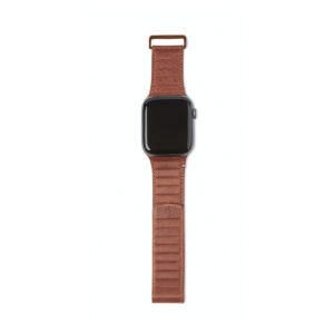 Decoded DECODED 42-44mm Leather Magnetic Traction Strap for Apple Watch Series 5, 4, 3, 2, and 1 – Brown in UAE