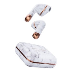 Happy Plugs HAPPY PLUGS Air 1 True Wireless Headphones Limited Edition - White Marble