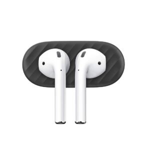 KeyBudz KEYBUDZ AirDockz Magnetic Dock Accessory for Airpods 1 & 2 - Black