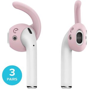 KeyBudz KEYBUDZ EarBudz 2.0 Ear Hooks and Covers Accessories 3 Pairs for AirPods 1 & 2 - Pink