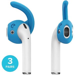 KeyBudz KEYBUDZ EarBudz 2.0 Ear Hooks and Covers Accessories 3 Pairs for AirPods 1 & 2 - Sky Blue