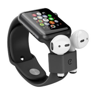 KeyBudz KEYBUDZ PodLokz for Airpods Generation 1 and 2 - Black