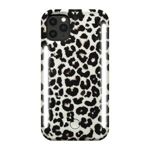 LuMee LUMEE Duo Phone Case with Selfie Light for iPhone 11 Pro - Leopard Glitter