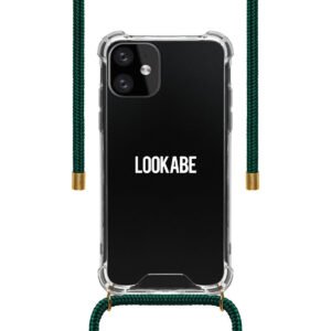 Lookabe LOOKABE Necklace Clear Case with Cord for iPhone 11 - Green