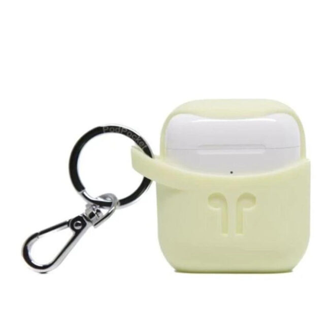 PodPocket PODPOCKET Silicone Case for Apple AirPods – Scoop Collection – Mellow Yellow in UAE