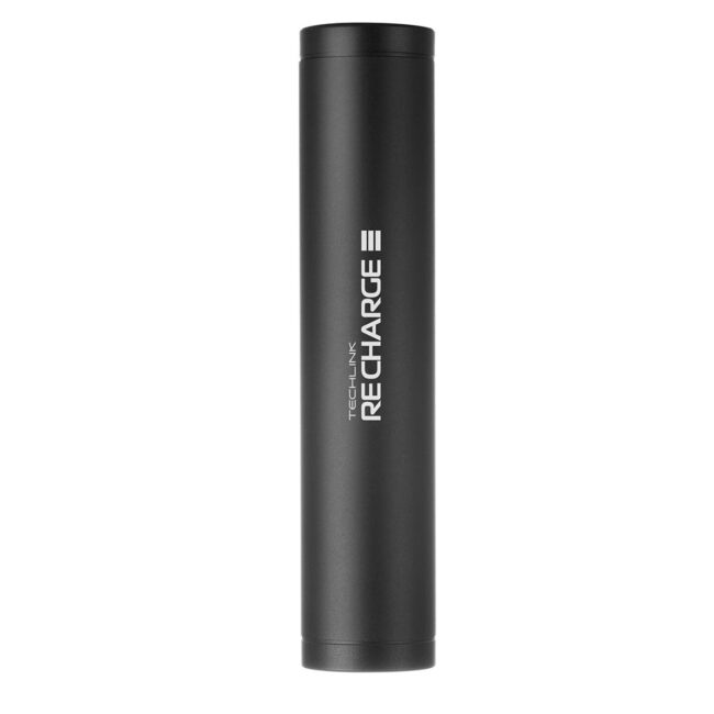 st-re-rc-rc6000b-01.jpg RECHARGE RECHARGE 6000 mAh Premium Power Cylinder Micro Usb Charger – Black in UAE