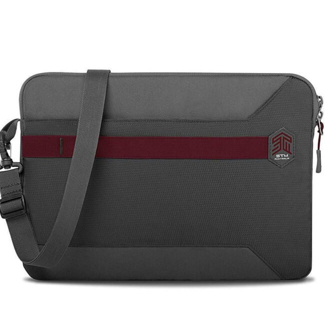 st-sm-stm-114-191p-03-01.jpg STM STM 15-Inch Laptop & Tablet Blazer Sleeve ā Gray in UAE