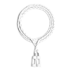 TAPPER TAPPER Leather Strap For Airpods White