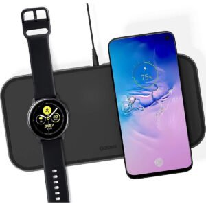 ZENS ZENS Dual 10 Watt Aluminum Wireless Charging Pad