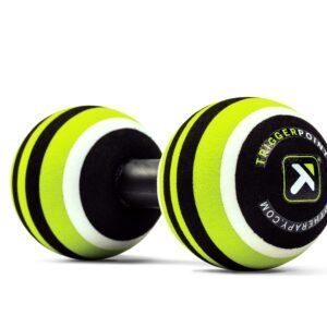 TRIGGER POINT Mb2 Roller-Double Massage Ball Roller for Back and Neck Relief - Twice The Relief - Multi colour