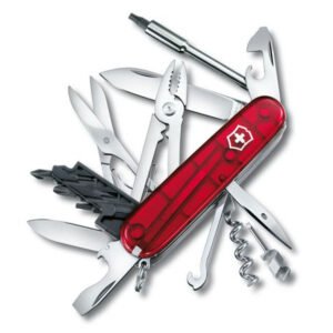 Victorinox Cyber Tool 34 Red Translucent