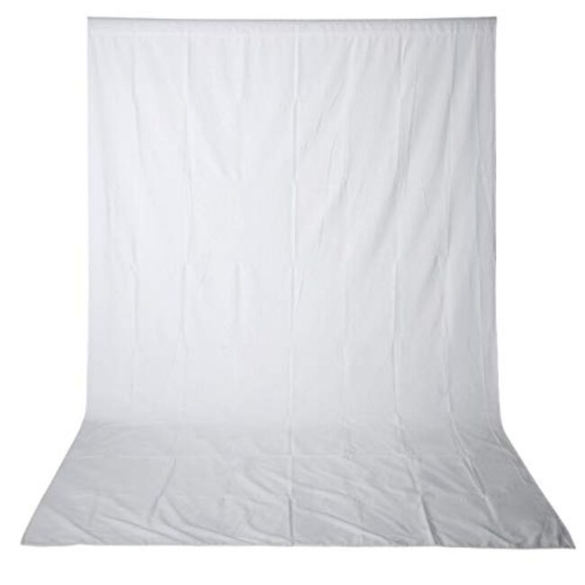 Visico Cloth-Muslin Background 3X6Mtr White in UAE