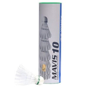 Yonex Mavis 10 White Slow (1*6) Green Cap Shuttlecock