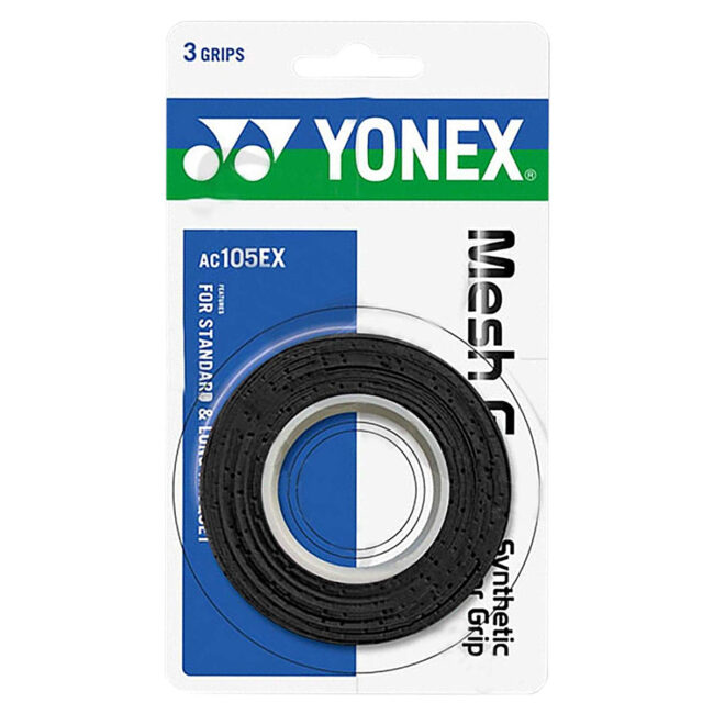 ynx-520-01.jpg Yonex Ac105Ex Mesh Grap (3Wraps) Black Tape in UAE