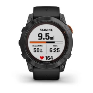 Garmin Fenix 7X Pro – Solar Edition- Slate Gray With Black Band