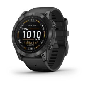 Garmin Epix Pro (Gen 2) Standard Edition- 51Mm -Slate Gray With Black Silicone Band