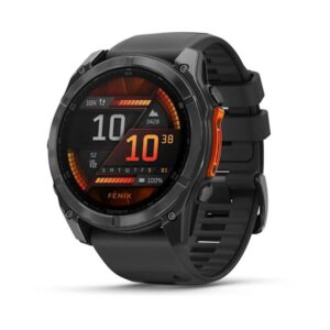 GARMIN Fenix 8 – 51mm, Slate Gray | Premium AMOLED Multisport GPS Smartwatch | Touchscreen | Up to 29 Days of Battery Life | Advanced Health and Training Features, Built-in LED Flashlight