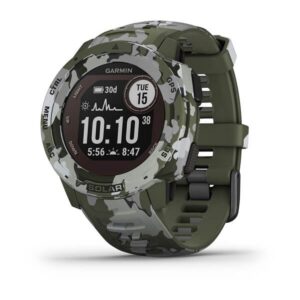 Garmin Instinct Solar Camo Edition Gps Watch Lichen Camo Ww
