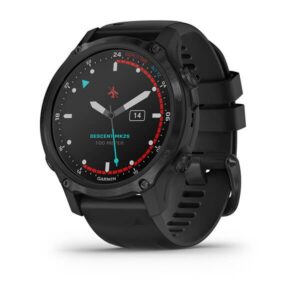 Garmin Descent Mk2, Stainless Steel With Black Band
