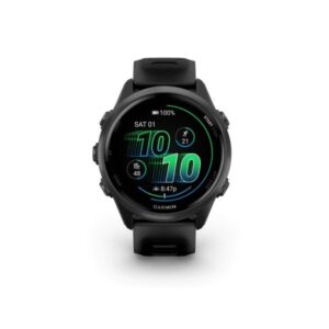GARMIN Forerunner 570 – 42mm, Translucent Black | Advanced GPS Running & Triathlon Smartwatch with Amoled Display | Upto 10 Days of Battery Life and Built-in Speaker & Microphone