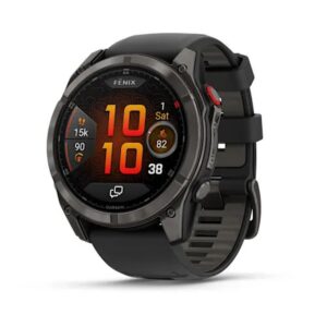 GARMIN Fenix 8 Pro – 51mm, Black/pebble grey | Premium AMOLED Multisport GPS Smartwatch | Rugged Design Up to 27 Days of Battery Life | LTE and Inreach features are not supported in the UAE