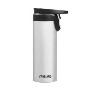 CamelBak Forge Flow 16 oz Insulated Stainless Steel Travel Mug – Leak-Proof, White