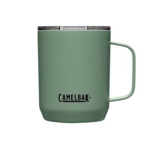 CamelBak Horizon 12 oz Camp Mug – Insulated Stainless Steel Coffee Mug, Moss