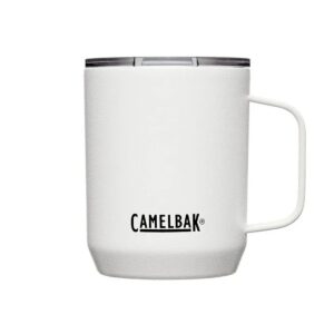 CamelBak Horizon 12 oz Camp Mug – Insulated Stainless Steel Coffee Mug, White