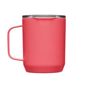 CamelBak Horizon 12 oz Camp Mug – Insulated Stainless Steel Coffee Mug, Wild Strawberry