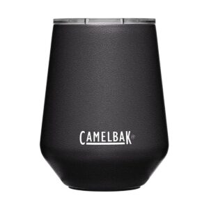 CamelBak Horizon 12 oz Wine Tumbler – Insulated Stainless Steel, Black
