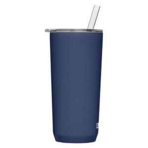 CamelBak Horizon 20oz Straw Tumbler – Insulated Stainless Steel Travel Mug, Navy