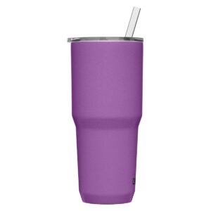 CamelBak Horizon 30oz Straw Tumbler – Insulated Stainless Steel Reusable Drinkware, Magenta