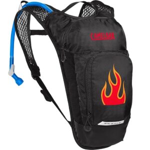 Camelbak Mini M.U.L.E. 50 oz Hydration Backpack – Black/Flames