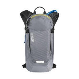 Camelbak M.U.L.E.® 12 Hydration Pack – 100 oz Water Reservoir, Gunmetal/Lime