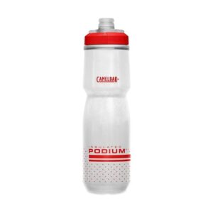 Camelbak Podium® Chill™ 24oz Insulated Bike Bottle – Fiery Red & White