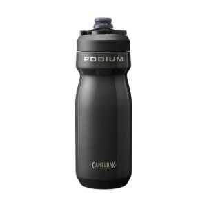 Camelbak Podium® Steel 18oz Bike Bottle – Insulated Stainless Steel Cycling Bottle (Black)