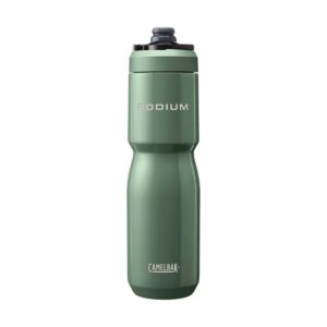 Camelbak Podium® Steel 22oz Bike Bottle – Moss | Insulated Stainless Steel Cycling Water Bottle