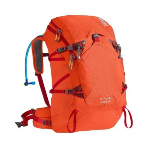 Camelbak Spire 22 LR Hydration Backpack – 100 oz Reservoir, Cherry Tomato/Samba