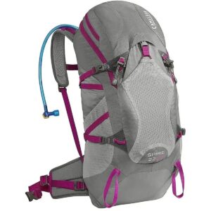 Camelbak Spire 22 LR Hydration Backpack – 100 oz Reservoir, Graphite/Bright Fuchsia INTL