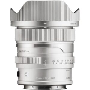 Sigma 20MM F/2 DG Contemporary (SILVER) For L mount, Uae Version With Uae Warranty Support