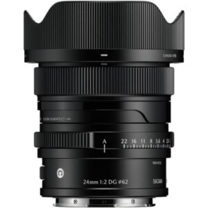 Sigam 24MM F/2 DG Contemporary (SILVER) For L mount, Uae Version With Uae Warranty Support