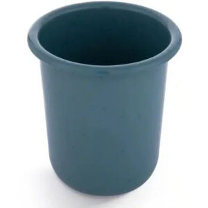 Barebones Rolled Enamelware Cup Smoky Blue