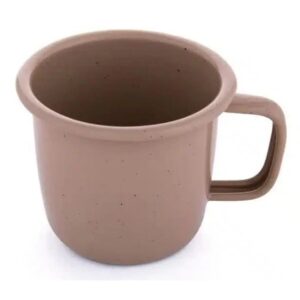 Barebones Rolled Enamelware Mug Dusty Rose