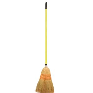 Red Gorilla Standard Corn Broom 120cm Handle - Yellow