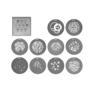 NANLITE Bowens Mount Projection Attachment GOBO Set 2(10pcs in one set)