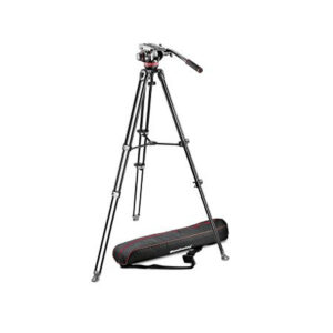 Manfrotto MVK502AM-1 Professional Fluid Video System/Aluminum/Telescopic Twin Leg